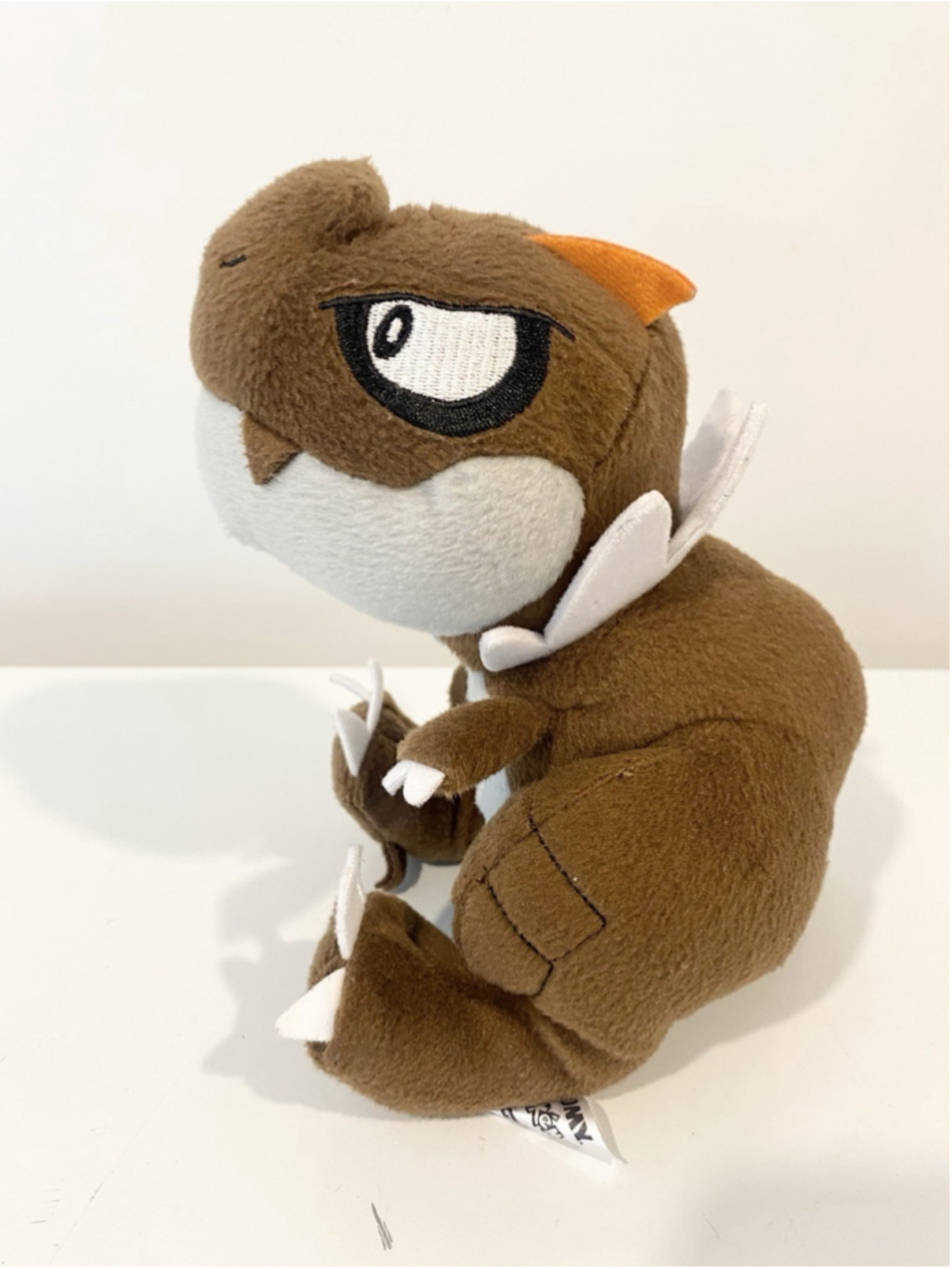 Pokemon Tyrunt Plush 8” TOMY 2014 Nintendo XY Dinosaur Brown Stuffed Toy